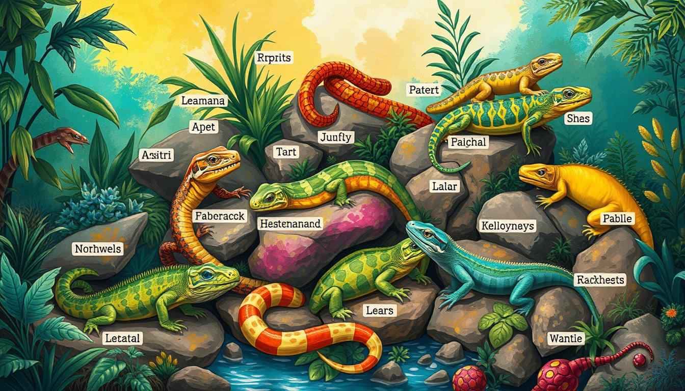 Top 20 nomes de répteis: Inspirações para seu novo pet