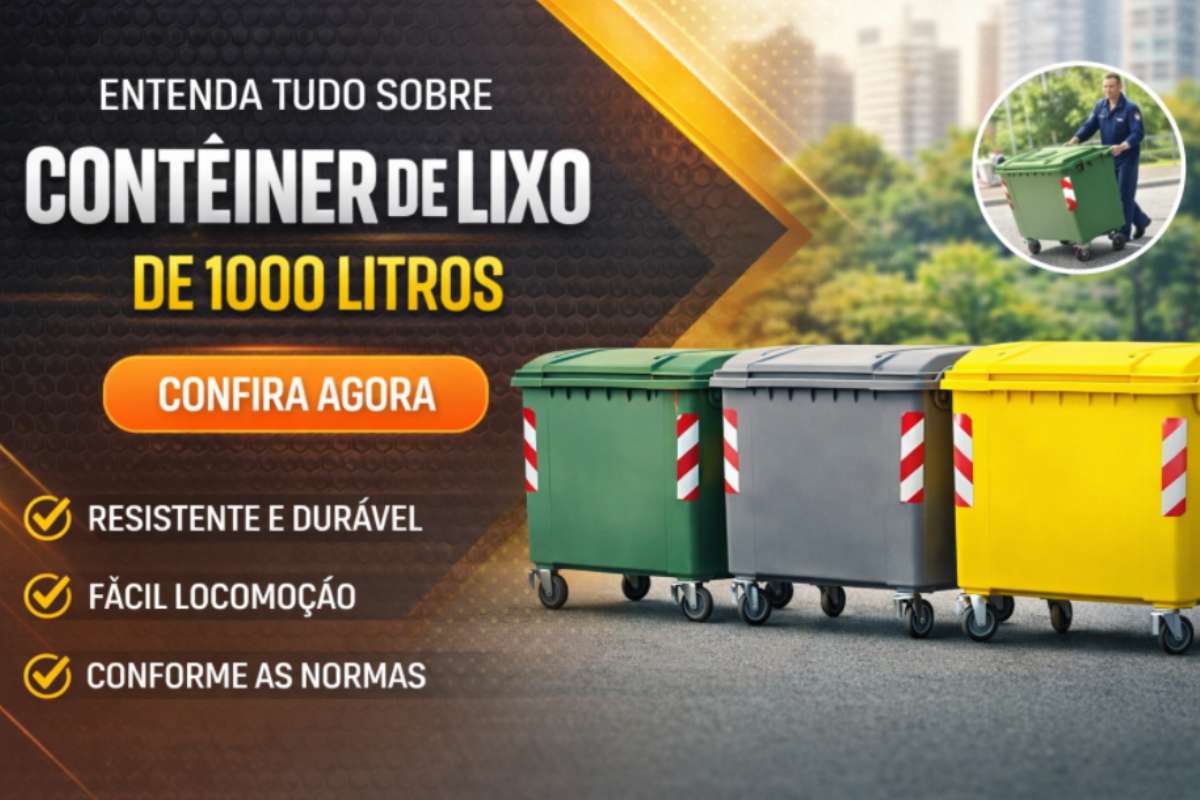 Container para Lixo de 1000 Litros: Guia Completo para Escolher o Contentor Ideal para sua empresa